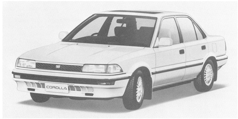 COROLLA SEDAN 1500 SE LIMITED May 1987