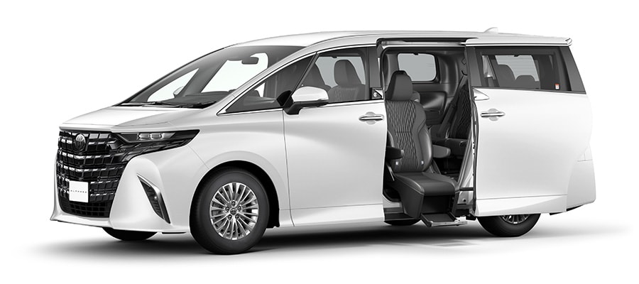 Alphard G (gasoline engine, 2WD) Side Lift-Up Tilt Seat model (Model with options shown)