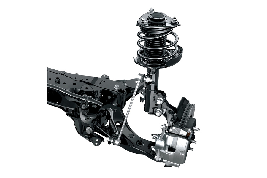 MacPherson Strut front suspension