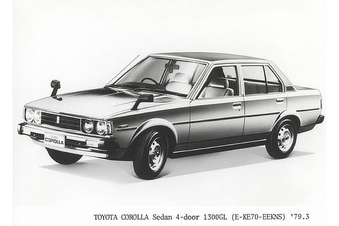 TOYOTA COROLLA Sedan 4-door 1300GL (E-KE70-EEKNS)