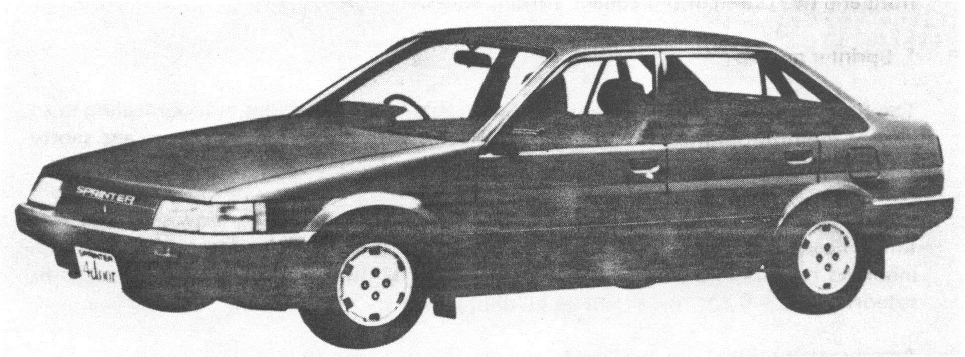 SPRINTER SEDAN 4 DOOR 1500SE SALOON (E-AE81-FEHES)