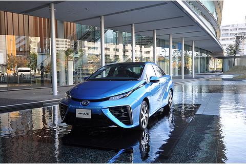 Launch of Mirai fuel cell sedan