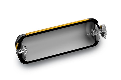 High-pressure hydrogen tank