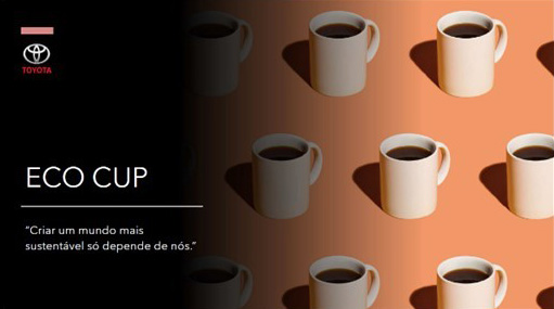 Posters encouraging the use of reusable cups