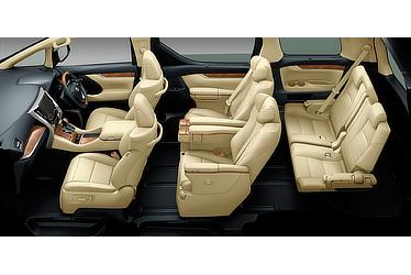 Alphard "Executive Lounge" model (hybrid; flaxen interior)