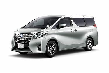 Alphard G "F Package" (hybrid; silver metallic)