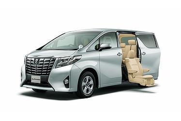 Alphard X with side lift-up seat (2WD; silver metallic)