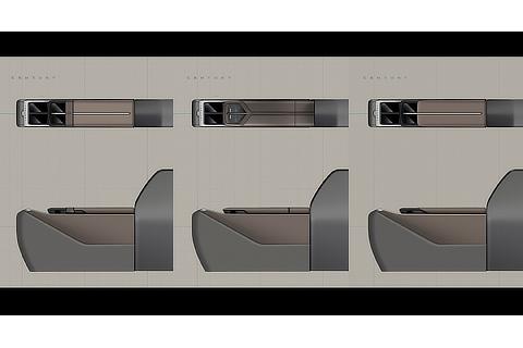 Century Rear Console Early Idea Sketch