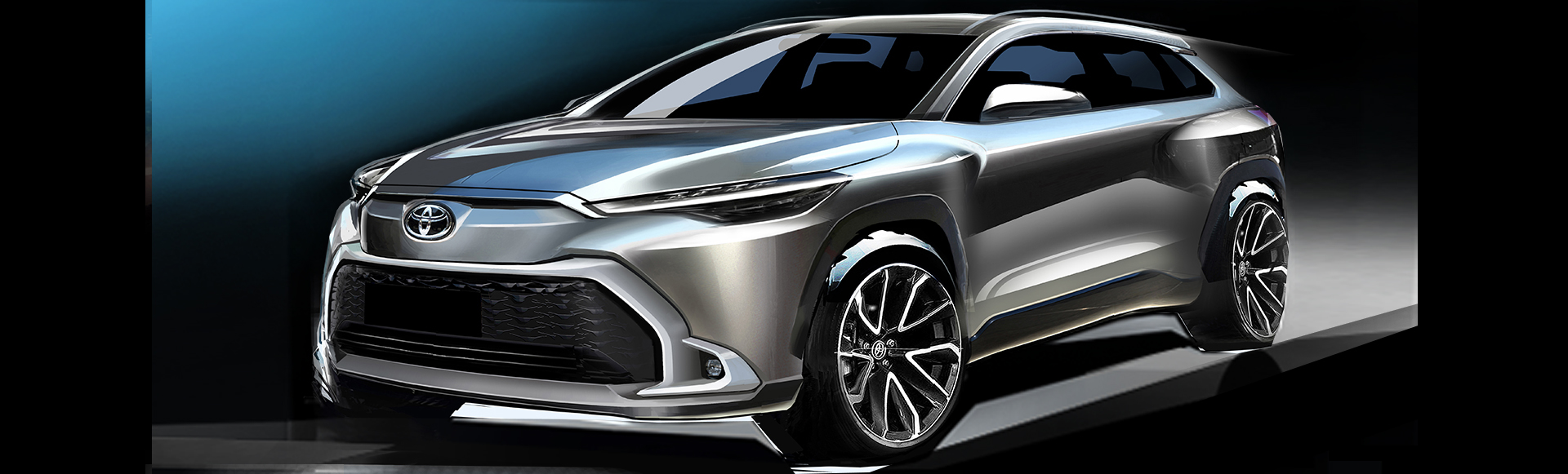 Corolla Cross Design Sketches