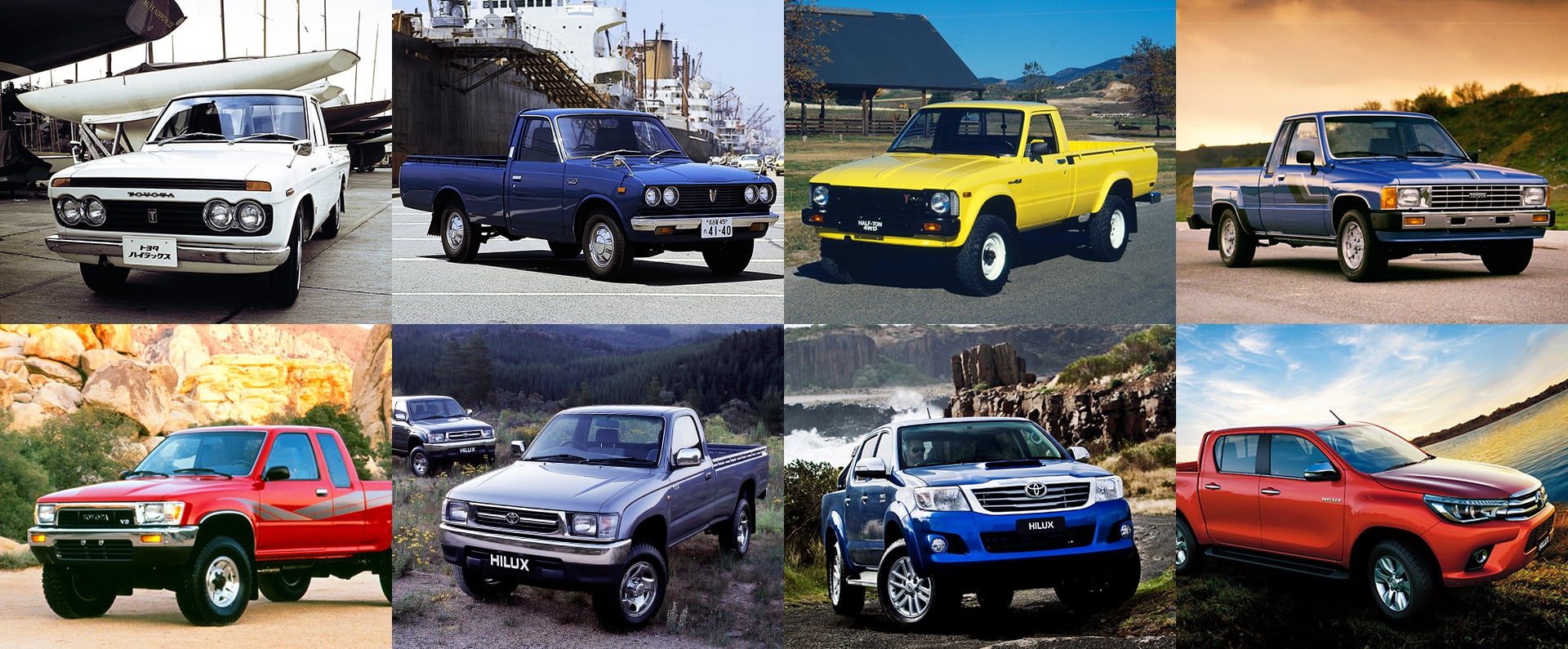 Evolution from 1st gen to 8th gen
