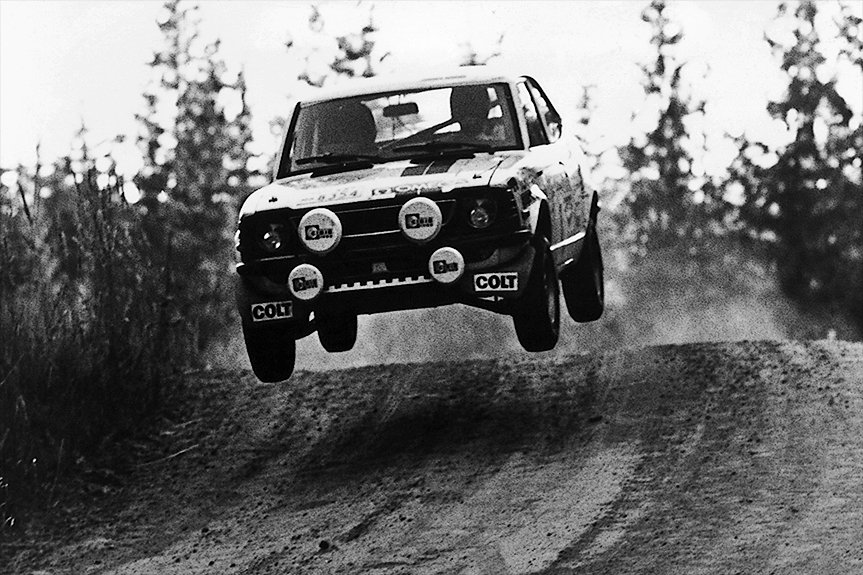 The Corolla Levin won the victory at the 1,000 Lakes Rally