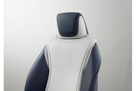 Toyota Mirai fuel cell sedan seat (Blue White)