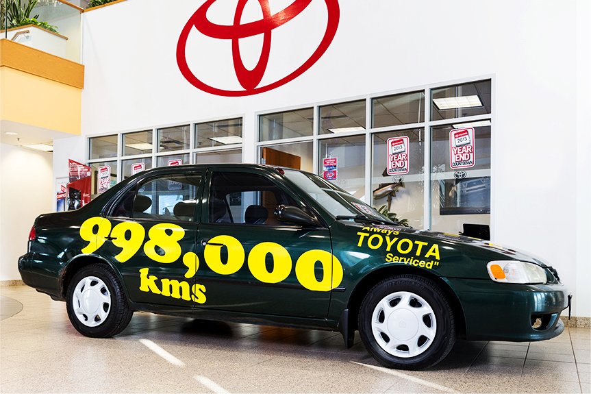 Corolla One Million Kilometers