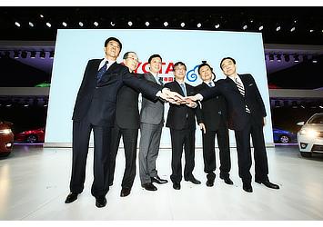 Representatives from Toyota, its affiliates, and their joint venture partners